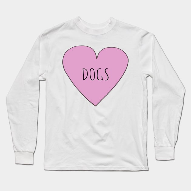 Love Dogs Long Sleeve T-Shirt by wanungara